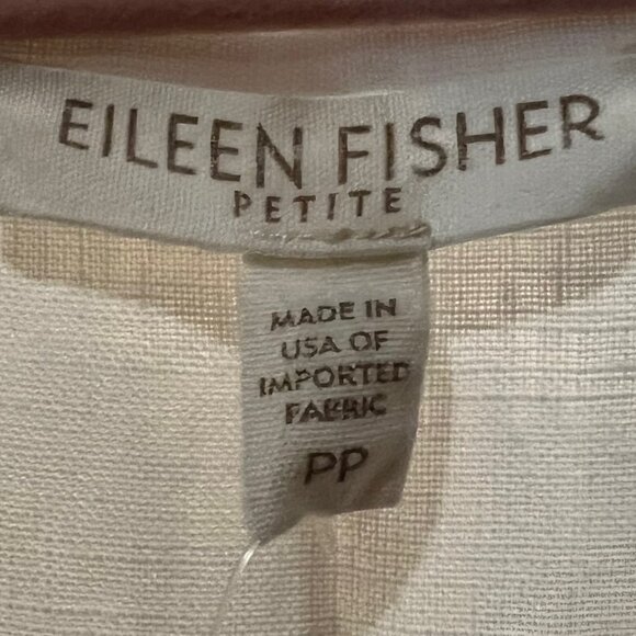 NWT Eileen Fisher Linen Blouse - Picture 3 of 6